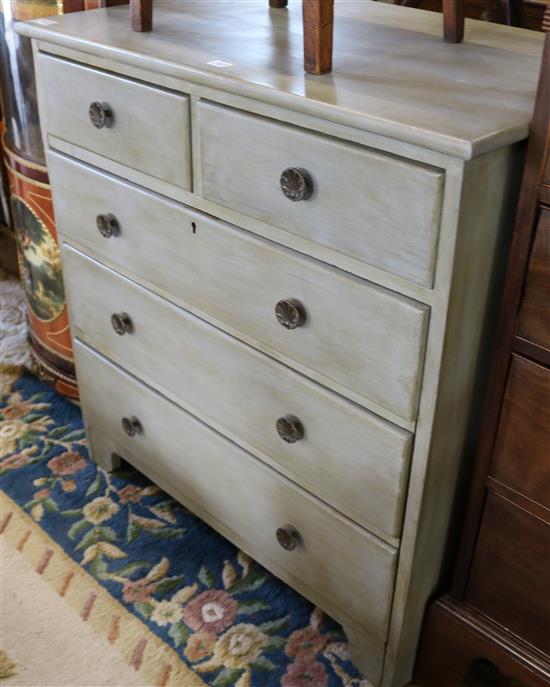 Painted 5 drawer chest